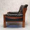 S15 Brutalist Orme & Leather Lounge Chairs by Pierre Chapo, 1960s, Set of 2 7