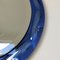 Blue Oval Mirror by Antonio Lupi for Luxor Cristal, 1960s, Imagen 11