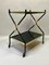 Italian Black Serving Trolley, 1950s, Image 1