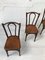 Vintage Curved Wooden Bistro Chairs, Set of 4 26