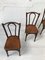 Vintage Curved Wooden Bistro Chairs, Set of 4, Image 26