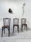 Vintage Curved Wooden Bistro Chairs, Set of 4, Image 28