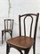 Vintage Curved Wooden Bistro Chairs, Set of 4, Image 24