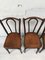 Vintage Curved Wooden Bistro Chairs, Set of 4 12