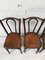 Vintage Curved Wooden Bistro Chairs, Set of 4, Image 12
