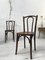 Vintage Curved Wooden Bistro Chairs, Set of 4, Image 13