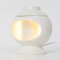 Italian White Ceramic Table Lamp from Sicart, 1970s, Image 4