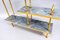 Mid-Century Console Table with Brass Handles, 1950s 5
