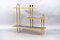 Mid-Century Console Table with Brass Handles, 1950s, Image 1