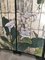 Divisorio con fiori e divisorio pieghevole in vetro colorato, anni '60, Immagine 6