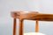 Mid-Century Leather Model 125 Dining Chair by Ole Gjerløv-Knudsen & Torben Lind for France & Søn / France & Daverkosen 9