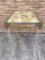 Vintage Methacrylate or Acrylic Glass and Brass Side Table, 1970s 7