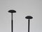 Vintage Art Deco Nickel-Plated and Black Felt Hat Stands from Gebr. Seifert Lüdenscheid, Set of 2 5