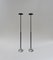 Vintage Art Deco Nickel-Plated and Black Felt Hat Stands from Gebr. Seifert Lüdenscheid, Set of 2 3