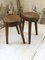 French Oak Tripod Stools, 1950s, Set of 2 22