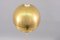 Mid-Century Counterweight Brass Ceiling Lamp from Vereinigte Werkstätten Collection, Image 20