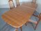 Solid Teak Extendable Dining Table & Chairs Set from Skovby, 1970s, Set of 7, Image 12