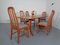 Solid Teak Extendable Dining Table & Chairs Set from Skovby, 1970s, Set of 7 48