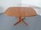 Solid Teak Extendable Dining Table & Chairs Set from Skovby, 1970s, Set of 7 45
