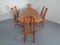 Solid Teak Extendable Dining Table & Chairs Set from Skovby, 1970s, Set of 7 32