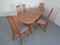 Solid Teak Extendable Dining Table & Chairs Set from Skovby, 1970s, Set of 7 2