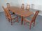 Solid Teak Extendable Dining Table & Chairs Set from Skovby, 1970s, Set of 7 6