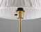 Mid-Century Swedish Floor Lamp in Brass & Wood from Aneta, 1950s 4