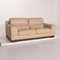 Beige Leather 2085 2-Seat Sofa & Ottoman from Natuzzi, Set of 2, Image 11