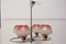 Chrome and Glass Pendant Chandelier from Drukov, 1950s, Image 6