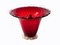 Rote Italienische Vintage Vase von Ferro & Lazzarini, 1940er 3