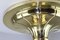 Wiener Jugendstil Deckenlampe mit Leuchten aus geblasenem Opalglas 11