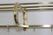 Vintage Bauhaus Style Brass Coat and Hat Rack, 1940s, Image 5