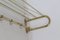 Vintage Bauhaus Style Brass Coat and Hat Rack, 1940s 7