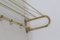 Vintage Bauhaus Style Brass Coat and Hat Rack, 1940s, Image 7