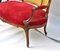 Louis XV Style Mahogany and Cane Lounge Chair, Image 3