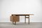 Brutalist Geometrical Scandinavian Oak Desk with Drawers, 1950s 3