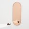 Capsula™ Capsule Shaped Rose Gold Contemporary Mirror with A Copper Frame by Alguacil & Perkoff Ltd 7