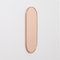 Capsula™ Capsule Shaped Rose Gold Contemporary Mirror with A Copper Frame by Alguacil & Perkoff Ltd 2