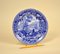 English Blue and White Dinner Plate with Bucolic Scene from CR, 1830s 2