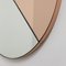 Orbis Dualis™ Rose Gold & Silver Mixed Tint Round Oversized Mirror with Copper Frame by Alguacil & Perkoff Ltd 12
