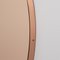 Orbis Dualis™ Rose Gold & Silver Mixed Tint Round Oversized Mirror with Copper Frame by Alguacil & Perkoff Ltd 6