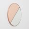 Orbis Dualis™ Rose Gold & Silver Mixed Tint Round Medium Mirror with Copper Frame by Alguacil & Perkoff Ltd 2