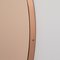 Orbis Dualis™ Rose Gold & Silver Mixed Tint Round Medium Mirror with Copper Frame by Alguacil & Perkoff Ltd 3
