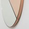 Orbis Dualis™ Rose Gold & Silver Mixed Tint Round Medium Mirror with Copper Frame by Alguacil & Perkoff Ltd 11