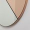 Orbis Dualis™ Rose Gold & Silver Mixed Tint Round Medium Mirror with Copper Frame by Alguacil & Perkoff Ltd 9