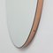 Orbis™ Large Round Modern Mirror with Copper Frame by Alguacil & Perkoff Ltd 2