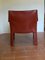 Dark Red Cab 414 Armchairs by Mario Bellini for Cassina, Set of 2 5