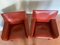 Poltrone Cab 414 rosso scuro di Mario Bellini per Cassina, set di 2, Immagine 6