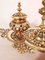 Goldfarbene Bronze Schale mit Tablett im Ottoman Stil 7