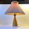 Honey Yellow Cased Glass Table Lamp by Jacob E. Bang for Kastrup, 1950s 2